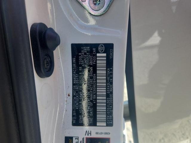 4T1BK1EB0HU264094 - 2017 TOYOTA AVALON XLE Ağ foto 12