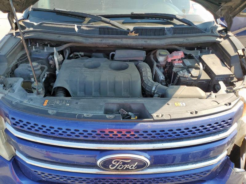 1FM5K7F96DGA20860 - 2013 FORD EXPLORER LIMITED Կապույտ լուսանկար 12
