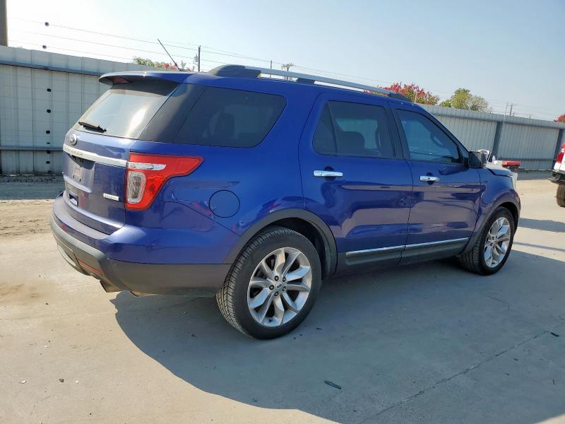1FM5K7F96DGA20860 - 2013 FORD EXPLORER LIMITED Կապույտ լուսանկար 3