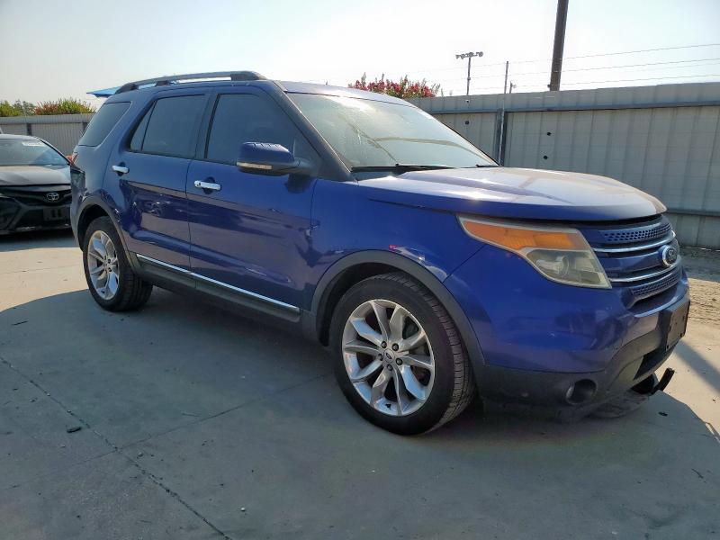 1FM5K7F96DGA20860 - 2013 FORD EXPLORER LIMITED Կապույտ լուսանկար 4