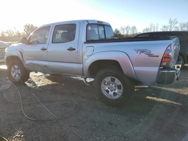 3TMLU42N89M034991 - 2009 TOYOTA TACOMA DOUBLE CAB SILVER photo 2