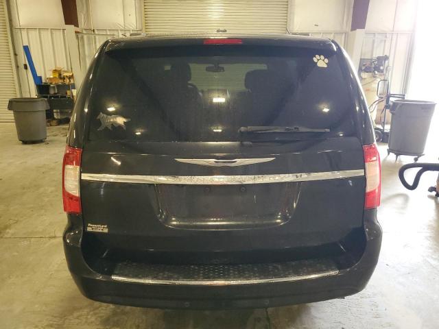 2A4RR8DG6BR651249 - 2011 CHRYSLER TOWN & COU TOURING L BLACK photo 6