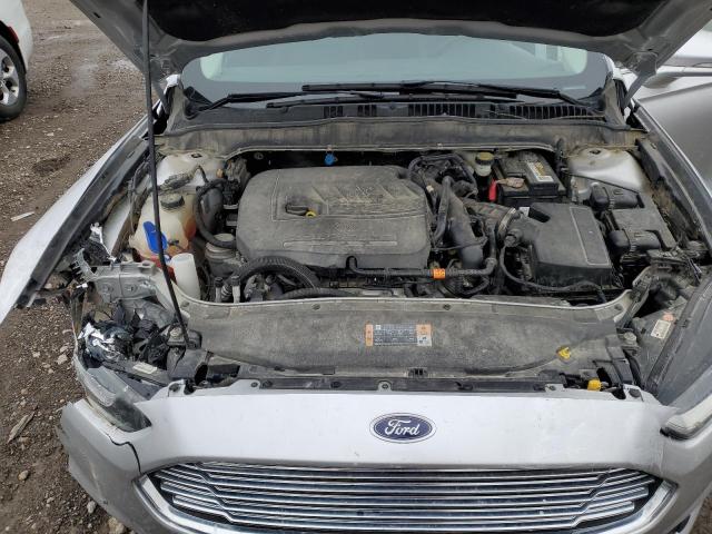 3FA6P0HD8ER121966 - 2014 FORD FUSION SE SILVER photo 11