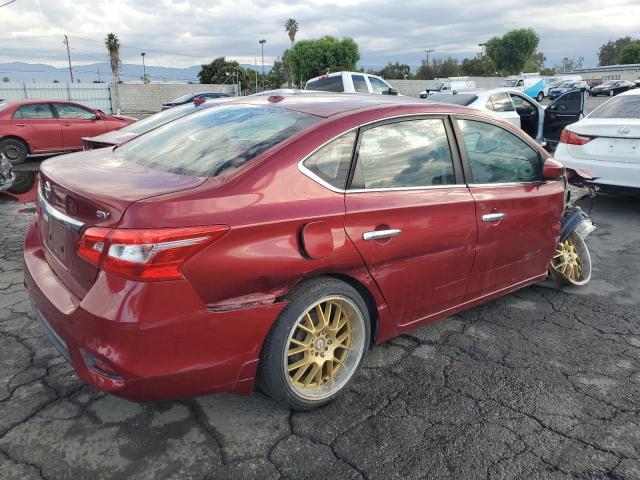 3N1AB7AP1KY218589 - 2019 NISSAN SENTRA S Қызыл фото 3