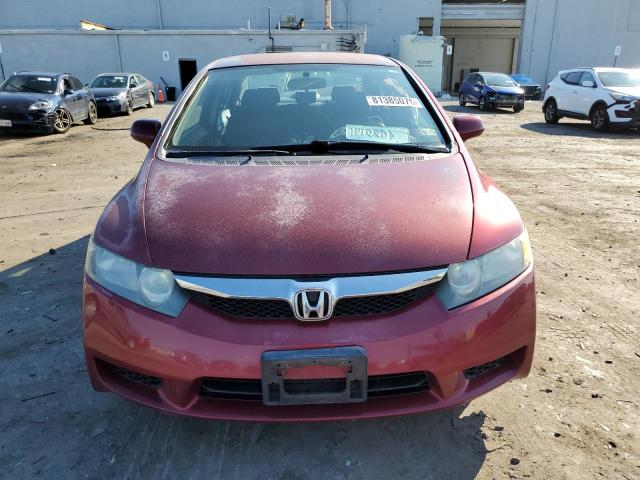 2HGFA1F66AH534417 - 2010 HONDA CIVIC LX-S RED photo 5