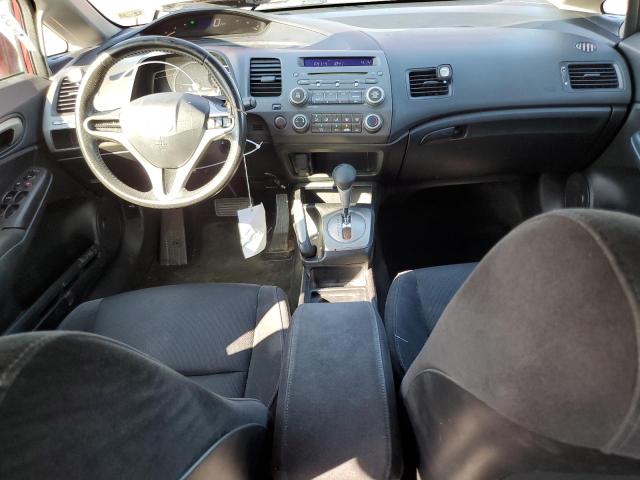 2HGFA1F66AH534417 - 2010 HONDA CIVIC LX-S RED photo 8