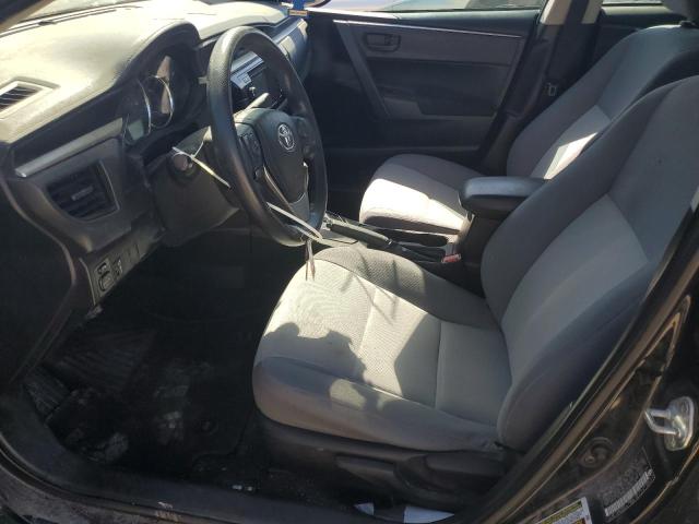 5YFBURHE8GP490916 - 2016 TOYOTA COROLLA L BLACK photo 7