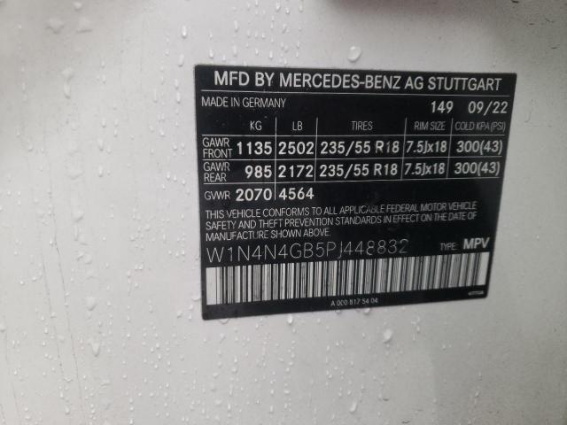 W1N4N4GB5PJ448832 - 2023 MERCEDES-BENZ GLA 250 WHITE photo 13