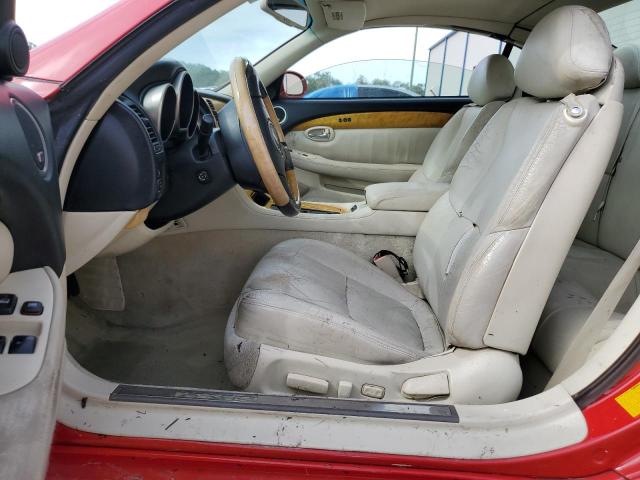 JTHFN48Y930037418 - 2003 LEXUS SC 430 RED photo 7