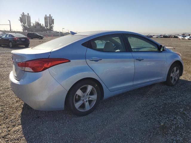 KMHDH4AE5BU155078 - 2011 HYUNDAI ELANTRA GLS BLUE photo 3