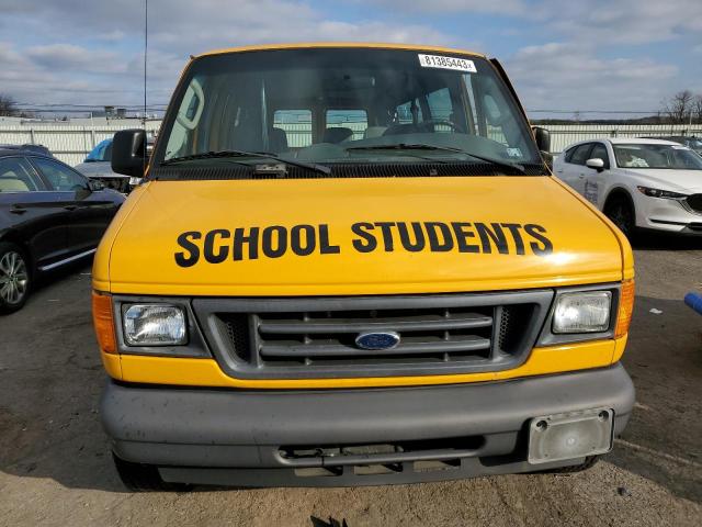 1FTSS34P76HA43143 - 2006 FORD ECONOLINE E350 SUPER DUTY VAN YELLOW photo 5