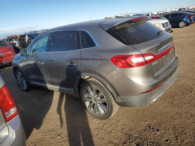 2LMTJ8LP0GBL61898 - 2016 LINCOLN MKX RESERVE Ոսկեգույն լուսանկար 2