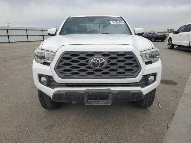 3TMCZ5ANXLM350439 - 2020 TOYOTA TACOMA DOUBLE CAB WHITE photo 5