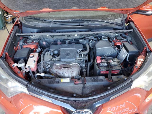JTMRFREV1GJ085837 - 2016 TOYOTA RAV4 XLE 橙色 照片 12