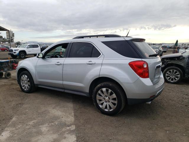 2CNFLPE51B6420404 - 2011 CHEVROLET EQUINOX LT SILVER photo 2