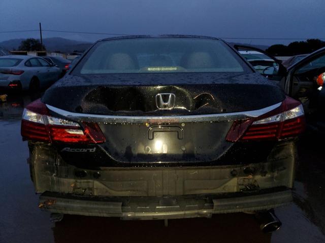 1HGCR2F37HA298635 - 2017 HONDA ACCORD LX BLACK photo 6