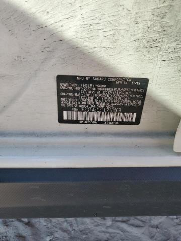 JF2GTAEC3LH218469 - 2020 SUBARU CROSSTREK PREMIUM თეთრი ფოტო 13