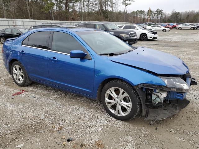 3FAHP0HA2CR404603 - 2012 FORD FUSION SE BLUE photo 4