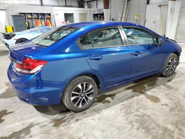 19XFB2F86FE009301 - 2015 HONDA CIVIC EX BLUE photo 3