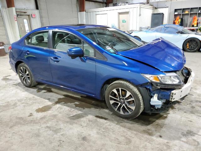 19XFB2F86FE009301 - 2015 HONDA CIVIC EX BLUE photo 4