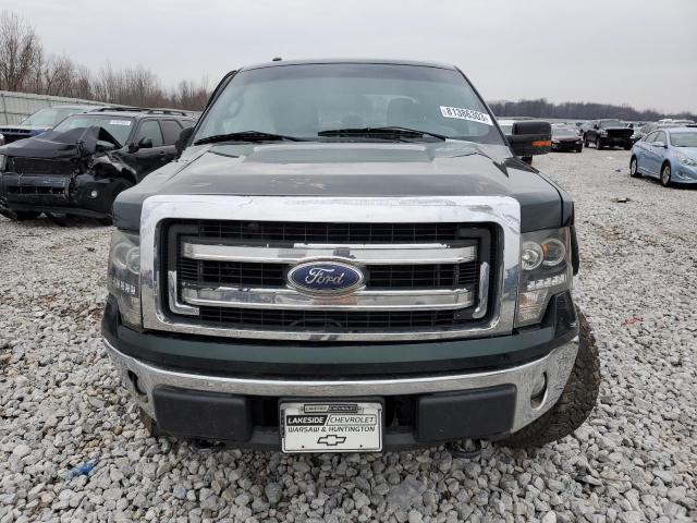 1FTFW1EF8EFB89609 - 2014 FORD F150 SUPERCREW GREEN photo 5