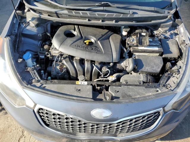 KNAFX4A60E5188932 - 2014 KIA FORTE LX GRAY photo 11