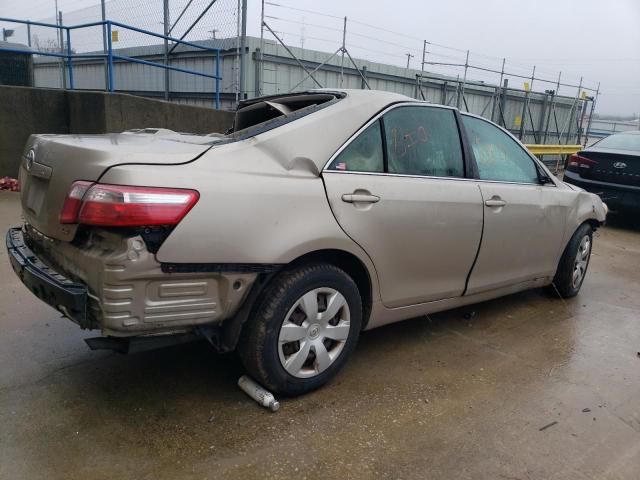 4T1BE46K77U087100 - 2007 TOYOTA CAMRY CE TAN photo 3