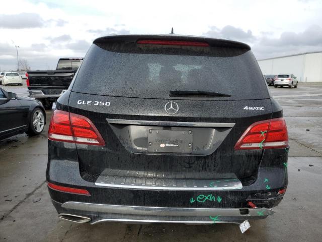 4JGDA5HB2GA621502 - 2016 MERCEDES-BENZ GLE 350 4MATIC BLACK photo 6