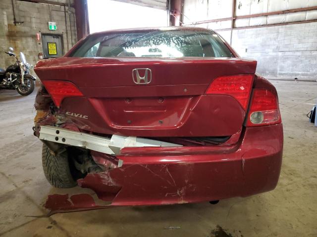 2HGFA16386H031887 - 2006 HONDA CIVIC DX VP Bordo foto 6
