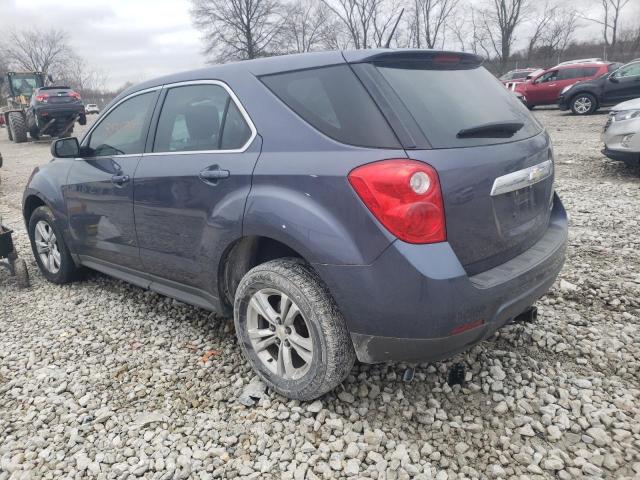 2GNALBEK1D6161687 - 2013 CHEVROLET EQUINOX LS BLUE photo 2