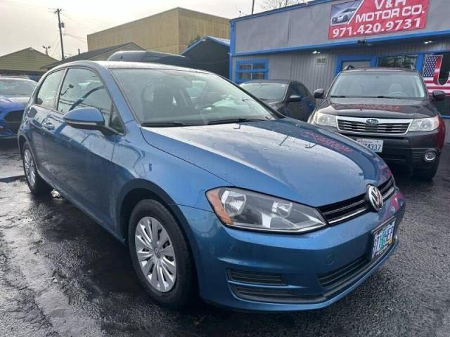 3VW817AU3FM011586 - 2015 VOLKSWAGEN GOLF BLUE photo 1