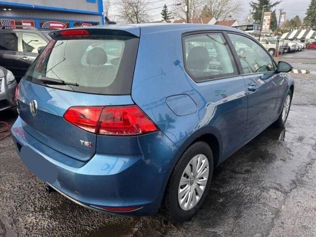 3VW817AU3FM011586 - 2015 VOLKSWAGEN GOLF BLUE photo 4