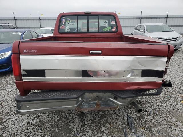 1FTEX15N0PKB54931 - 1993 FORD F150 RED photo 6