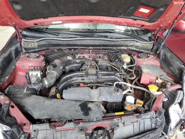 JF2SJAEC8EH531410 - 2014 SUBARU FORESTER 2.5I PREMIUM წითელი ფოტო 12