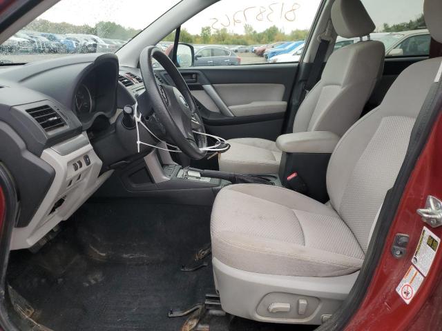 JF2SJAEC8EH531410 - 2014 SUBARU FORESTER 2.5I PREMIUM წითელი ფოტო 7