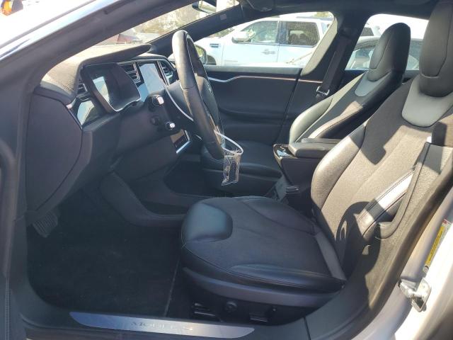 5YJSA1H19EFP62695 - 2014 TESLA MODEL S SILVER photo 7