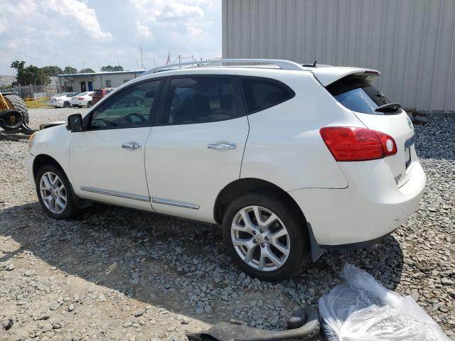 JN8AS5MV8DW617106 - 2013 NISSAN ROGUE S თეთრი ფოტო 2