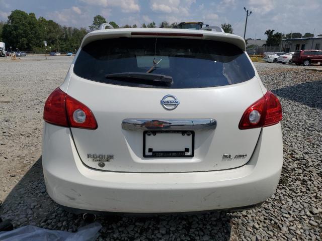JN8AS5MV8DW617106 - 2013 NISSAN ROGUE S თეთრი ფოტო 6