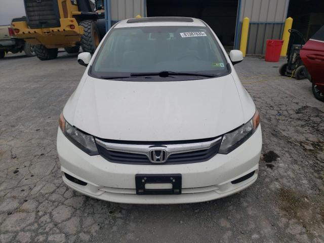 19XFB2F86CE023937 - 2012 HONDA CIVIC EX Biały zdjęcie 5