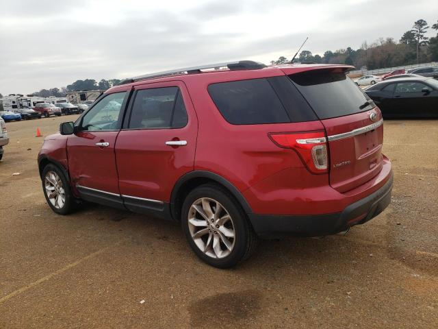 1FMHK7F89CGA46940 - 2012 FORD EXPLORER LIMITED RED photo 2