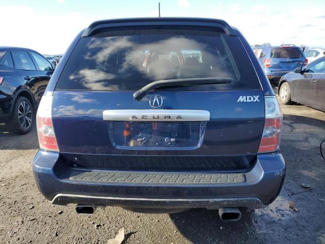 2HNYD186X4H501110 - 2004 ACURA MDX TOURING BLUE photo 6