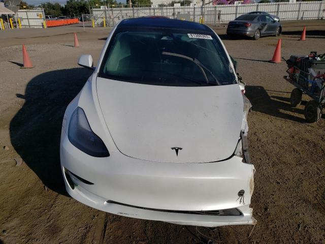 5YJ3E1EA4PF598207 - 2023 TESLA MODEL 3 WHITE photo 5