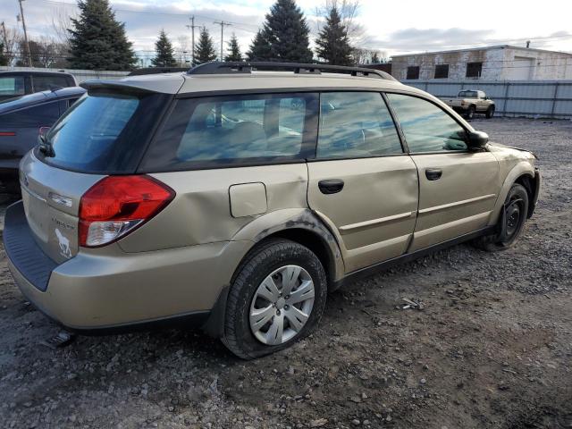 4S4BP60C197341828 - 2009 SUBARU OUTBACK GOLD photo 3