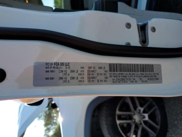 3C4NJDBB2KT741247 - 2019 JEEP COMPASS LATITUDE Белый фото 12