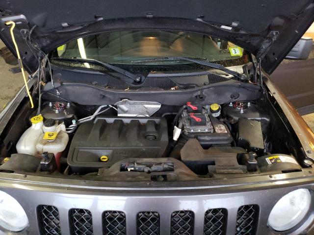 1C4NJRFBXED820599 - 2014 JEEP PATRIOT LATITUDE GRAY photo 11