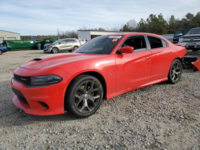 2C3CDXCT4KH633264 - 2019 DODGE CHARGER R/T RED photo 1