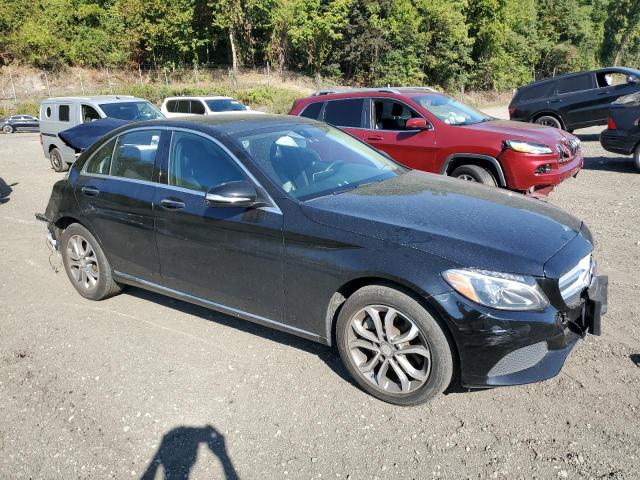 55SWF4KB0FU015377 - 2015 MERCEDES-BENZ C 300 4MATIC BLACK photo 4
