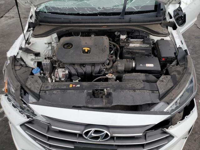 5NPD84LF8KH484121 - 2019 HYUNDAI ELANTRA SEL WHITE photo 11