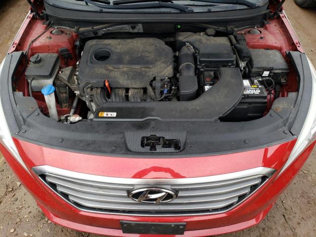 5NPE24AFXHH452031 - 2017 HYUNDAI SONATA SE RED photo 11