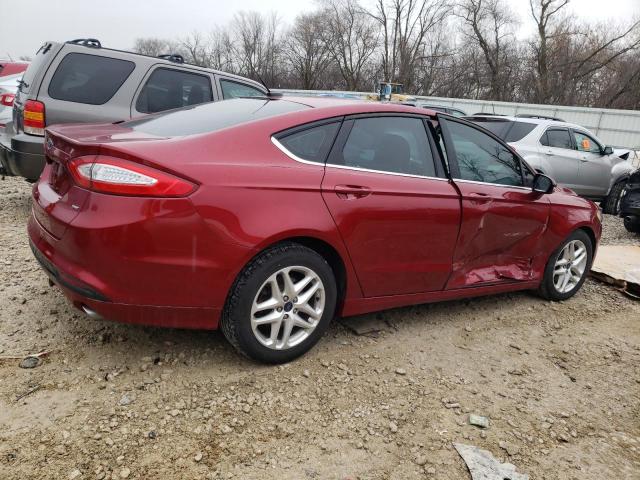 3FA6P0H75GR215137 - 2016 FORD FUSION SE RED photo 3